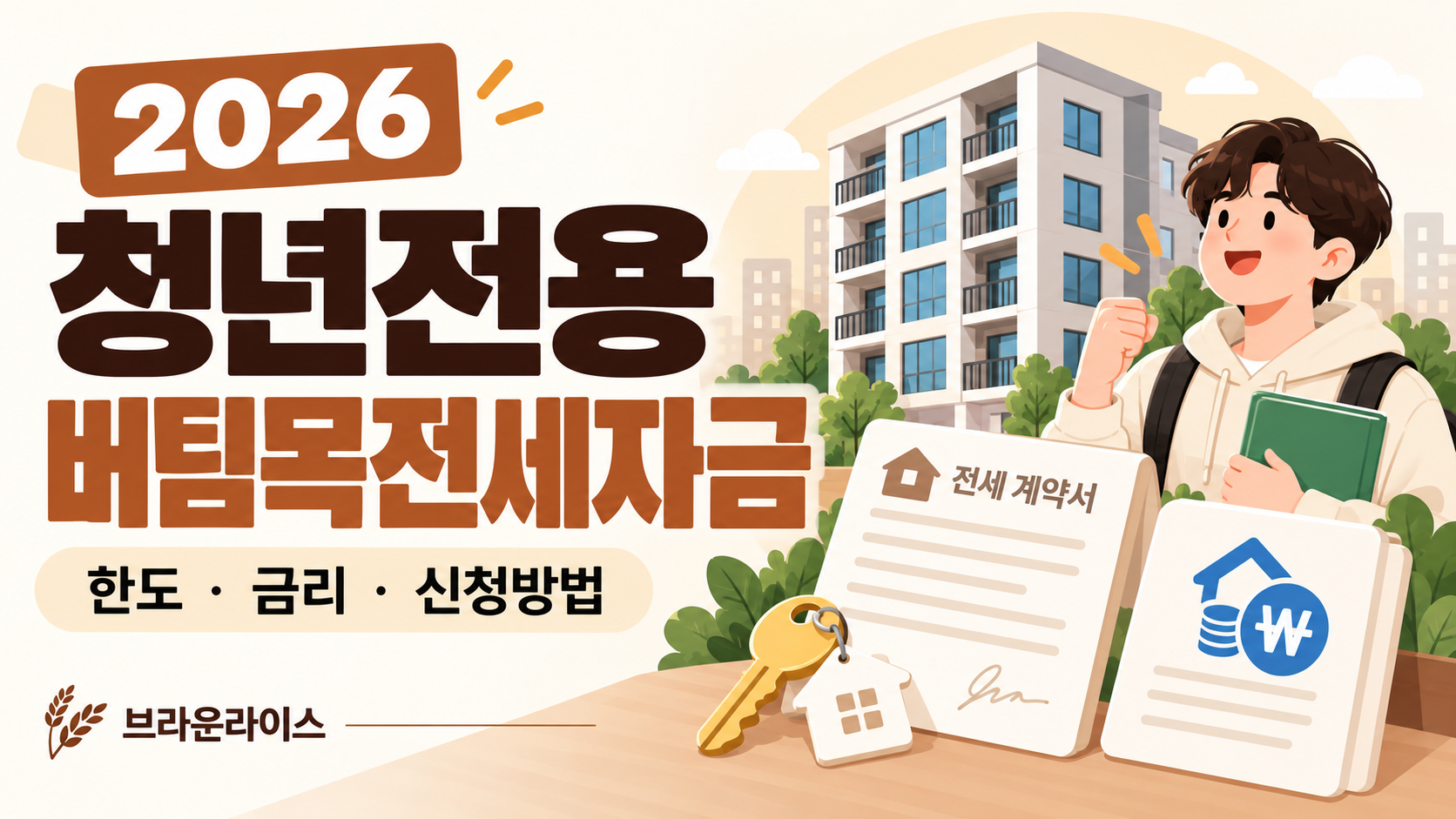 2026 청년전용 버팀목전세자금 한도 조건 신청방법